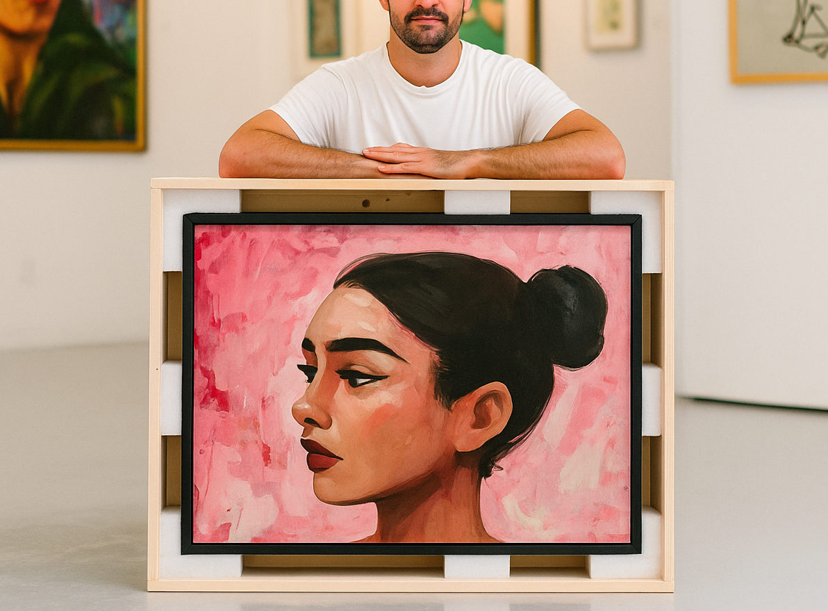 Custom art crates made to order