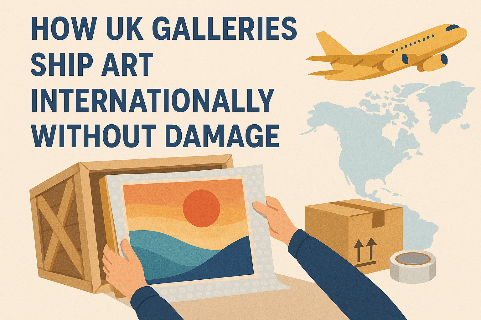 How UK Galleries Ship Art Internationally Without Damage