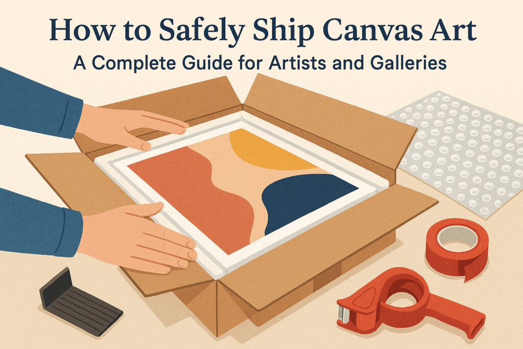 How to Safely Ship Canvas Art: A Complete Guide for Artists and Galleries